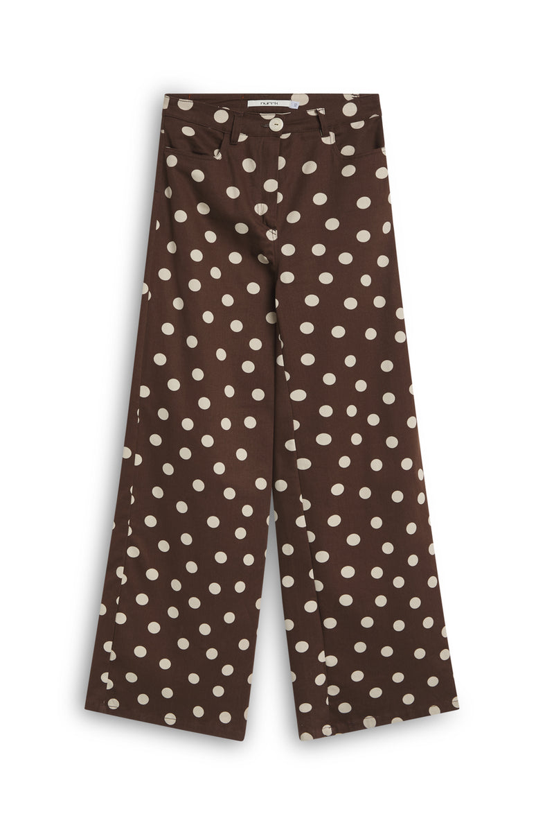 POLKA CHOCOLATE TROUSERS
