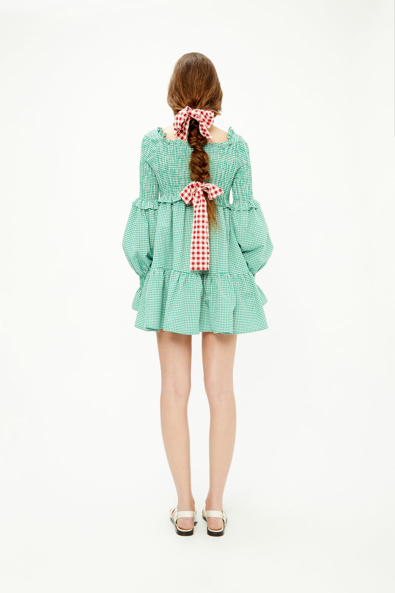 VESTIDO GREEN VICHY