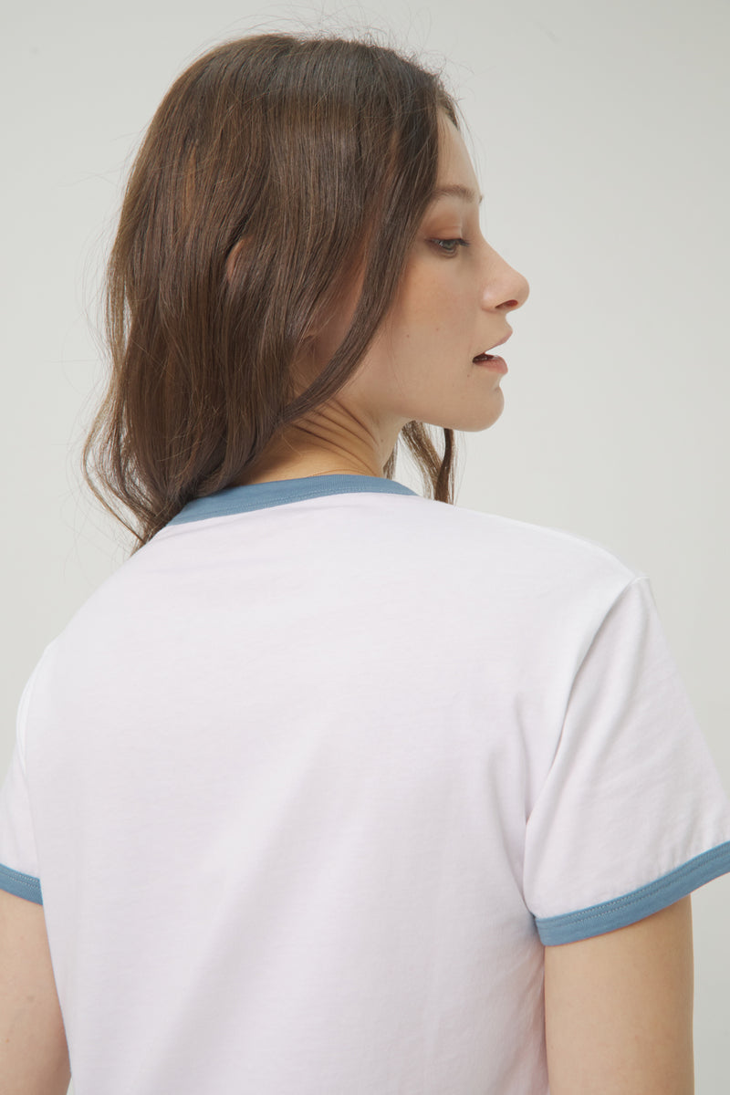 BLUE PROCRASTINATION KITTEN T-SHIRT