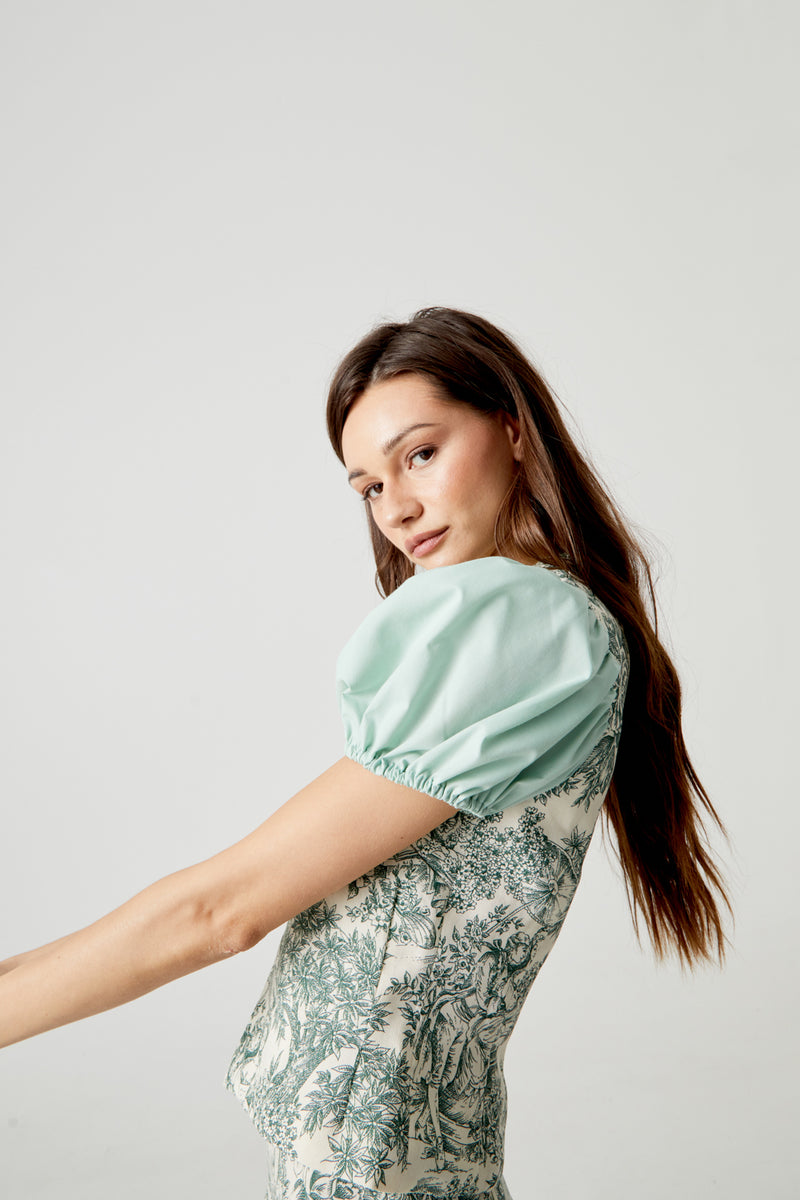 NEW GUIÑOTE GREEN BLOUSE