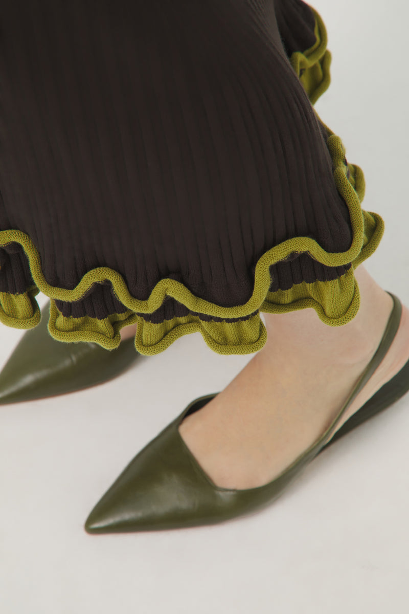 FALDA TRICOT THE PERFECT CANALÉ W MATCHA