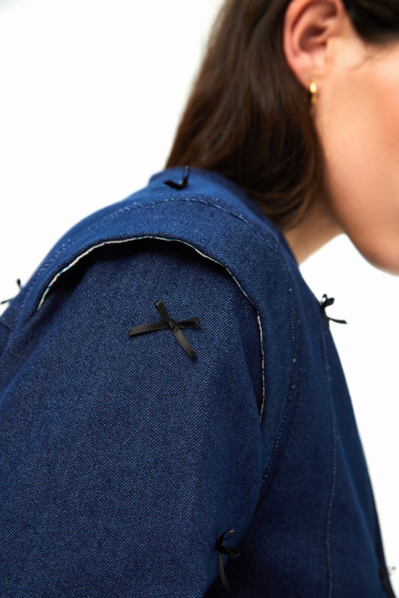 FUNNY BOWS REVERSIBLE JACKET