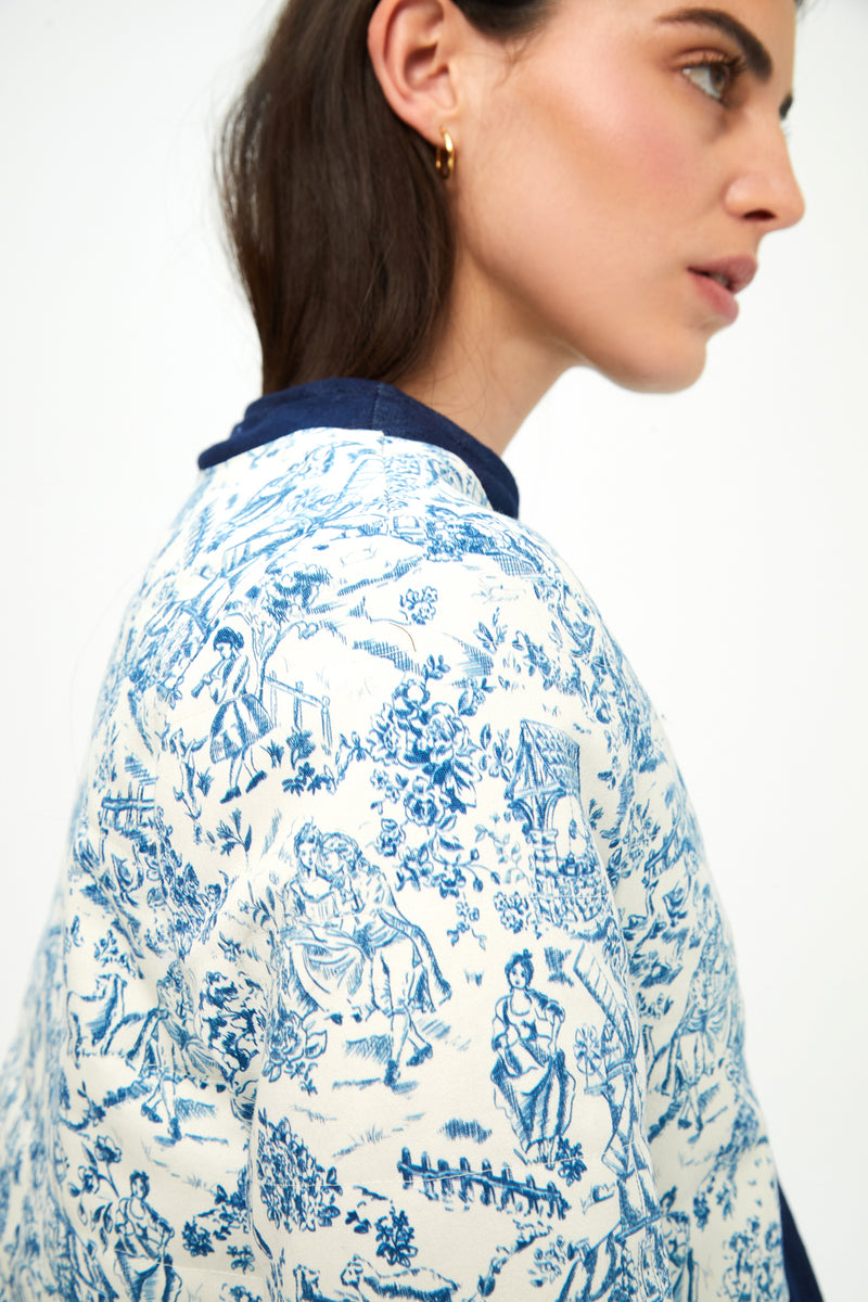 FUNNY BOWS REVERSIBLE JACKET