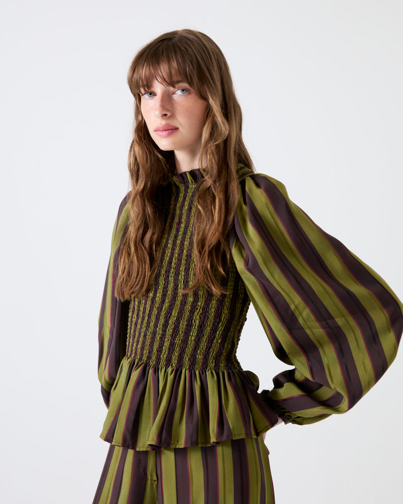 BLUSA PUFFED OLIVE