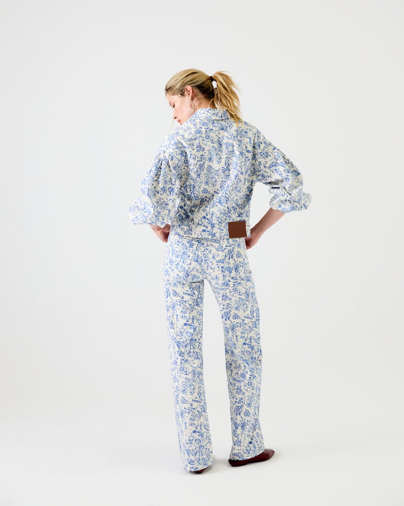 PANTALÓN WIDE GUIÑOTE BLUE
