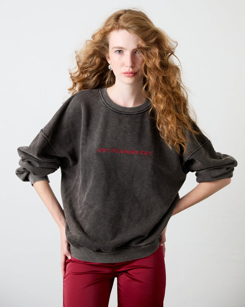 SUDADERA VILLA ALEGRIA 26 NEGRA