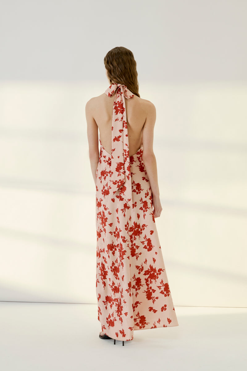 NEW LONG MANILA FLORAL DRESS