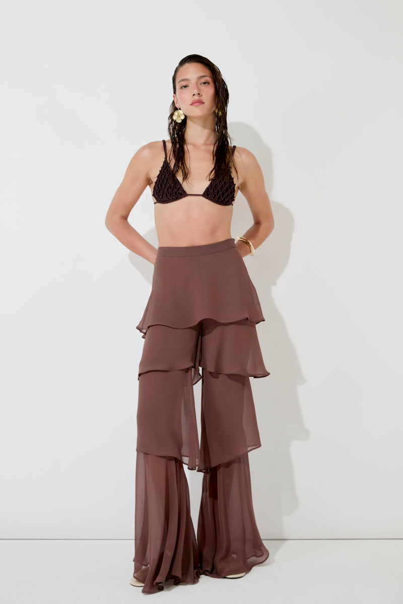 PANTALON ANTOINETTE CHOCOLATE