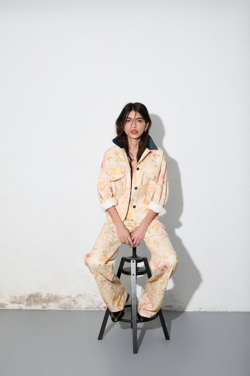 CAZADORA GRANDMA FLORAL