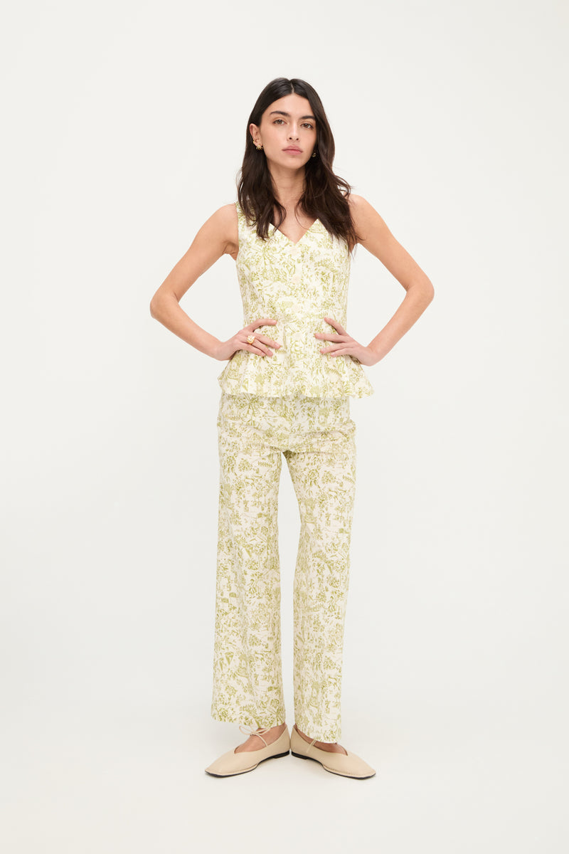 PANTALÓN GUIÑOTE BABY GREEN