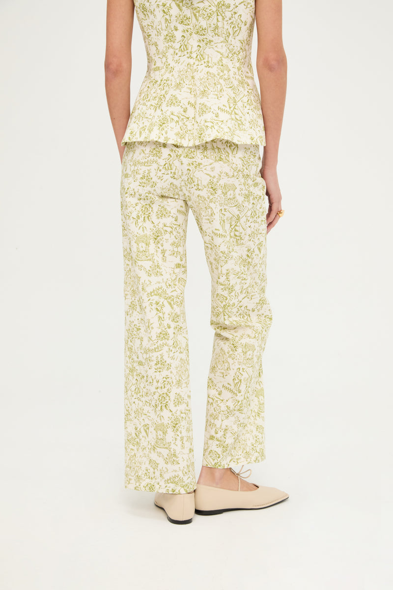 PANTALÓN GUIÑOTE BABY GREEN