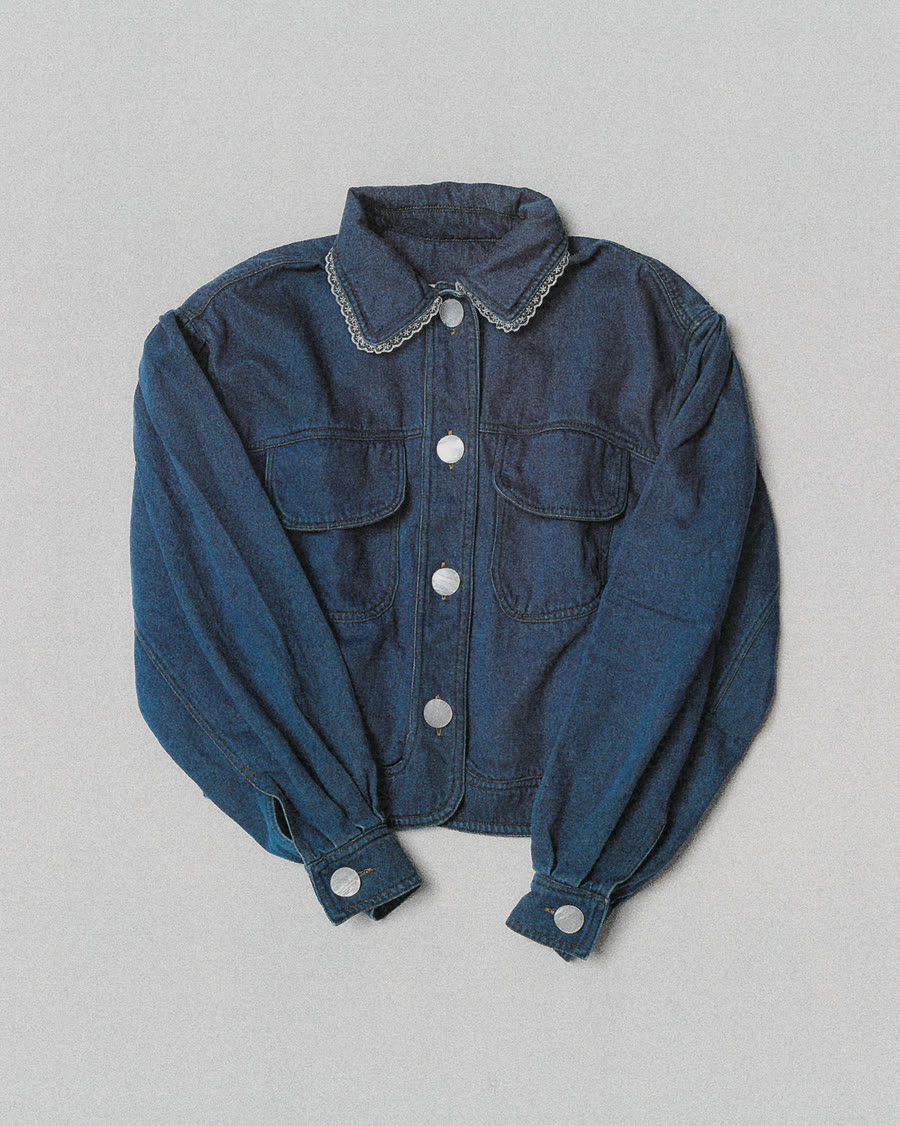 Cazadora Denim Lace